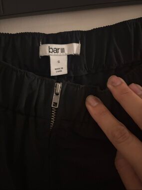 NWT Bar III Black Cargo Jogger Pants